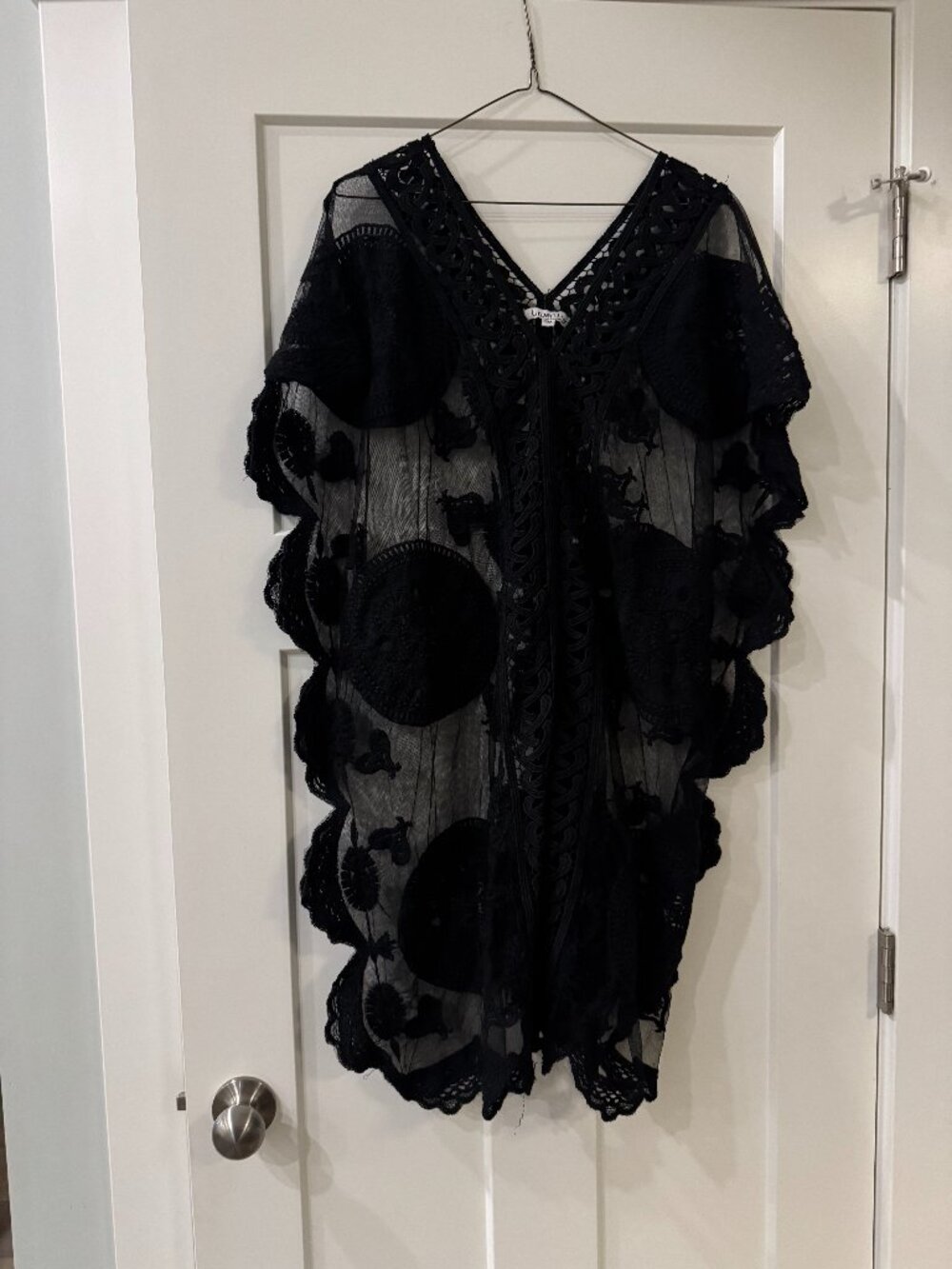 Black Lace Beach Cover Up